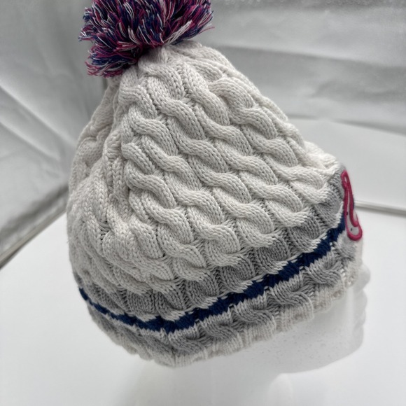Colts White Woman's Beanie Hat - Picture 5 of 5